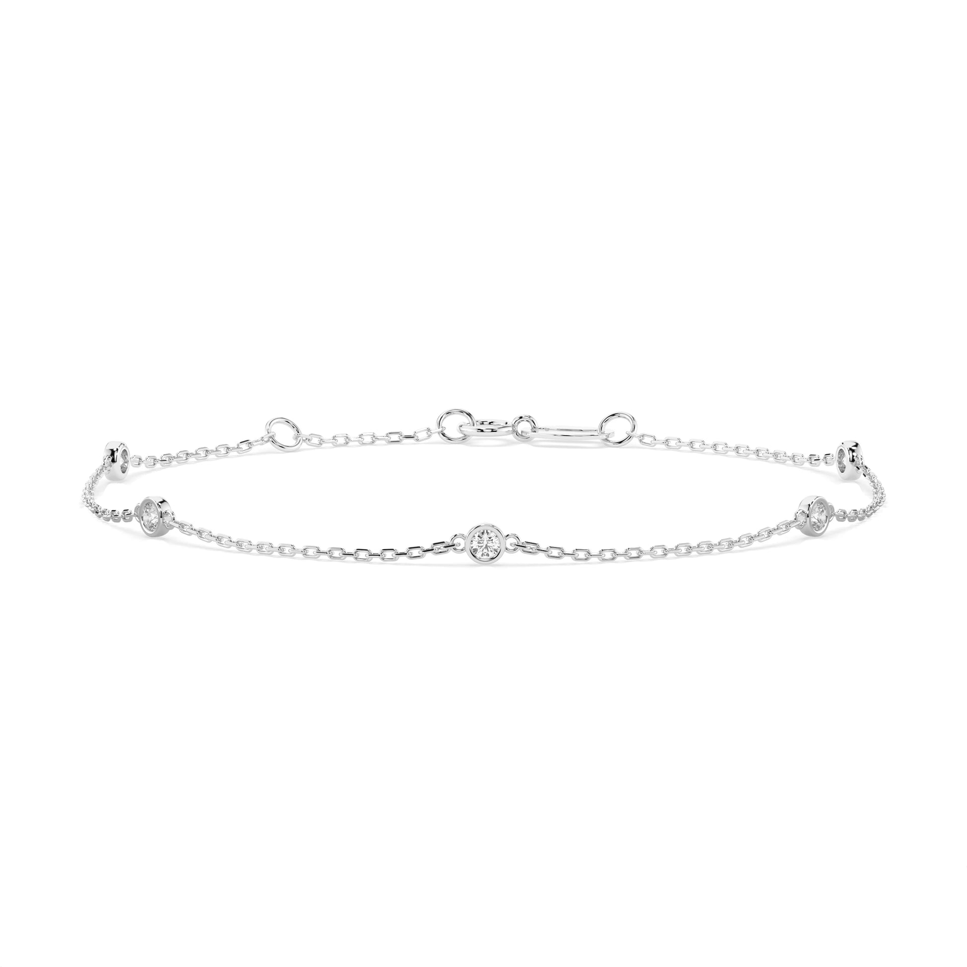 Minimalism Bracelet (Round), 0.14 ct — 105-10008/5(1.9)