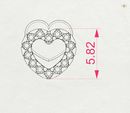 Minimalism Earring (Round), 0.14 ct — 102-10028
