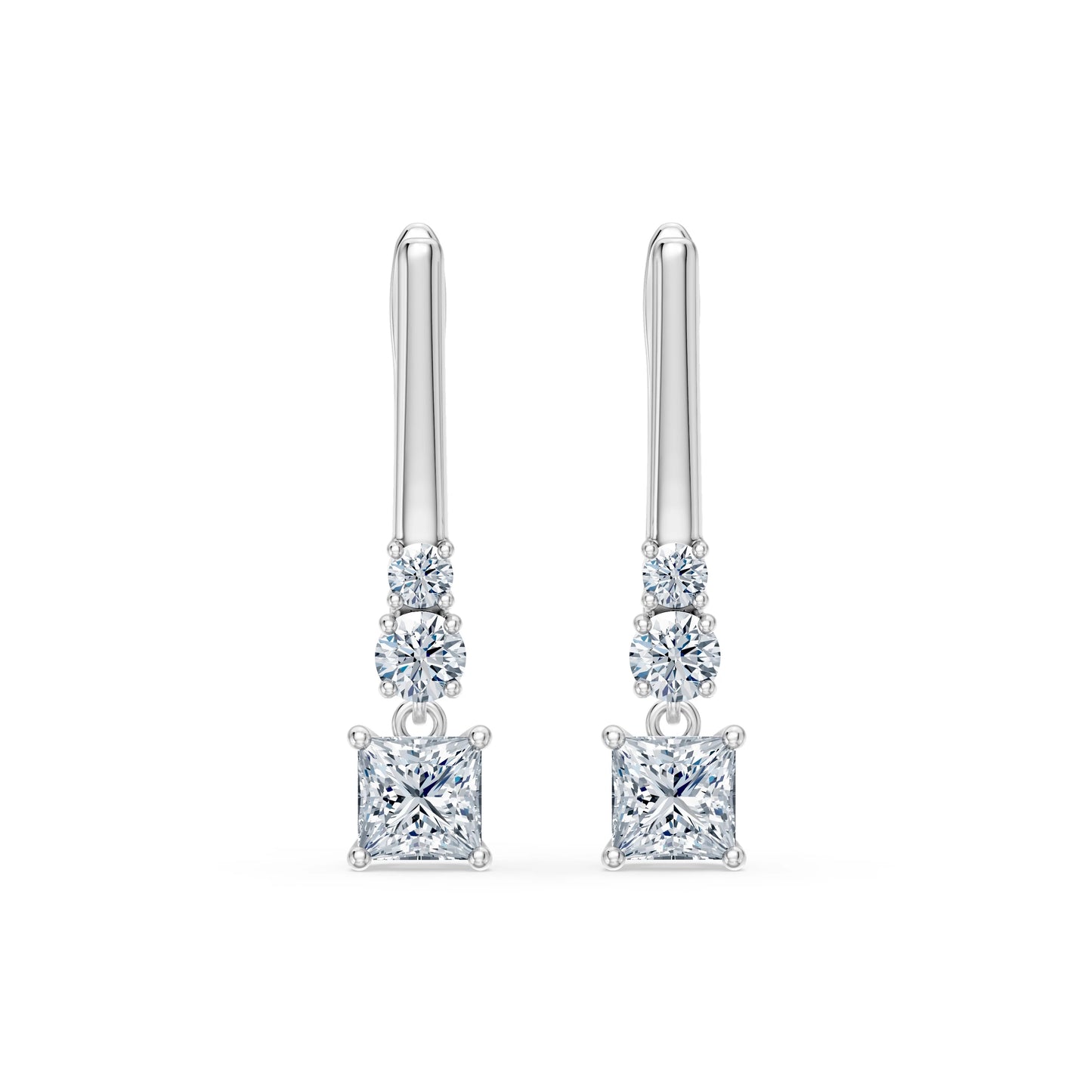 Solitaire Eternity Earring, 0.6 ct — 102-10143(0.30)PR