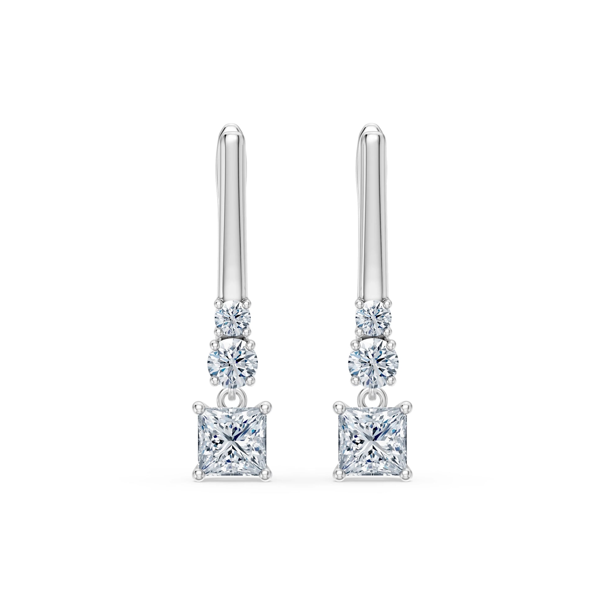 Solitaire Eternity Earring, 0.6 ct — 102-10143(0.30)PR