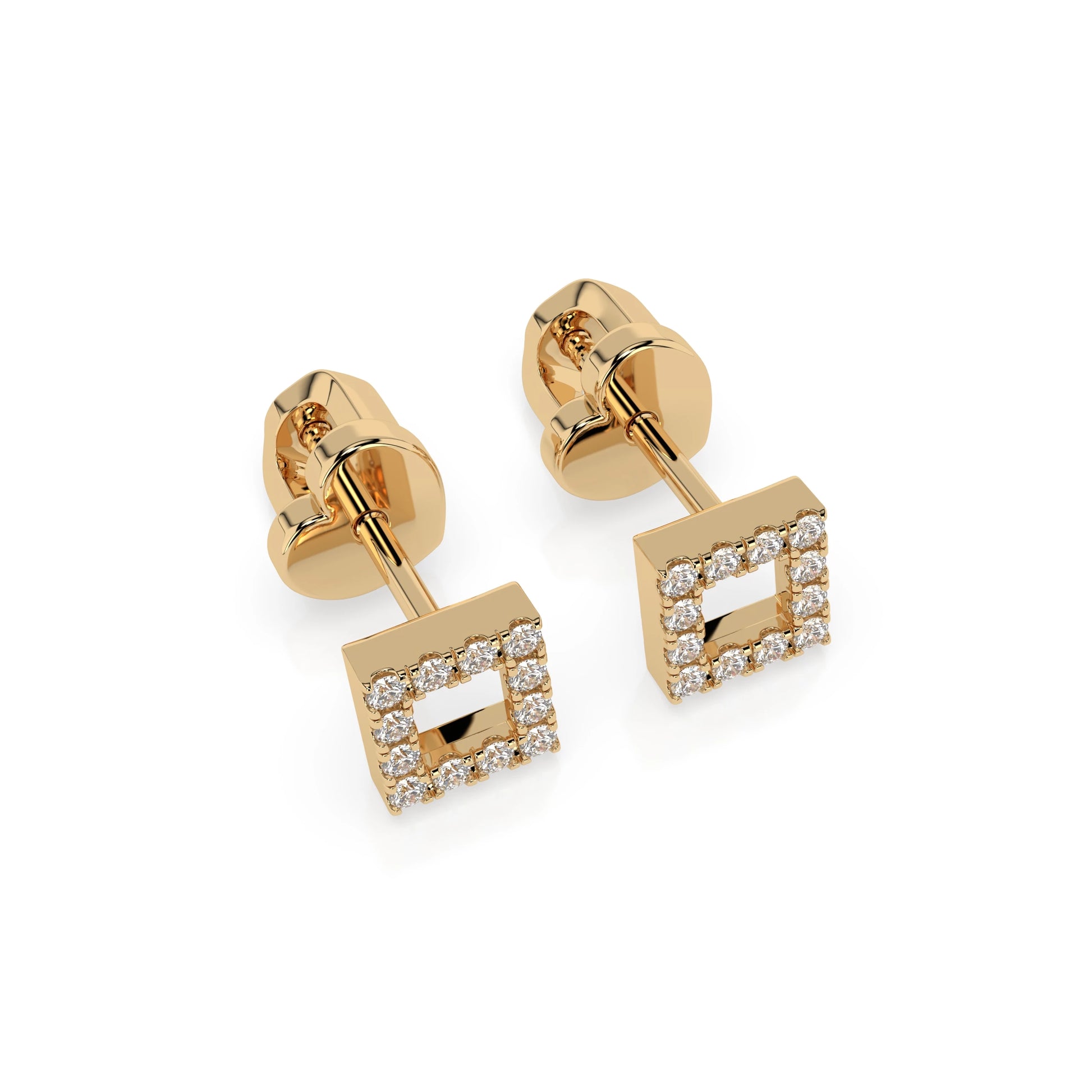 Minimalism Earring (Round), 0.14 ct — 102-10053