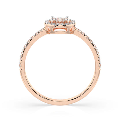 Illusion Ring (Round), 0.03 ct — 101-10018(2.0)