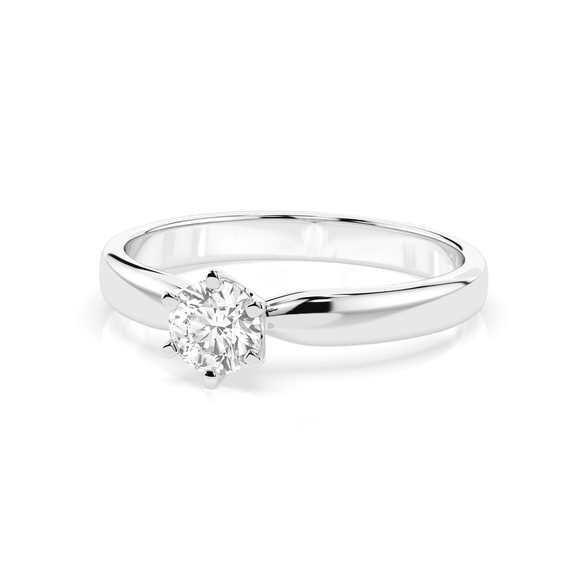 Solitaire Ring (Round), 0.3 ct — 101-10040(4.2)