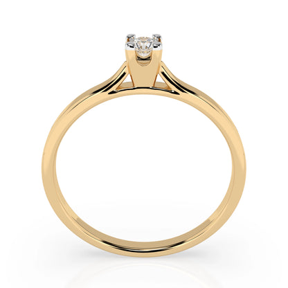 Solitaire Ring (Round), 0.06 ct — 101-10034(2.5)