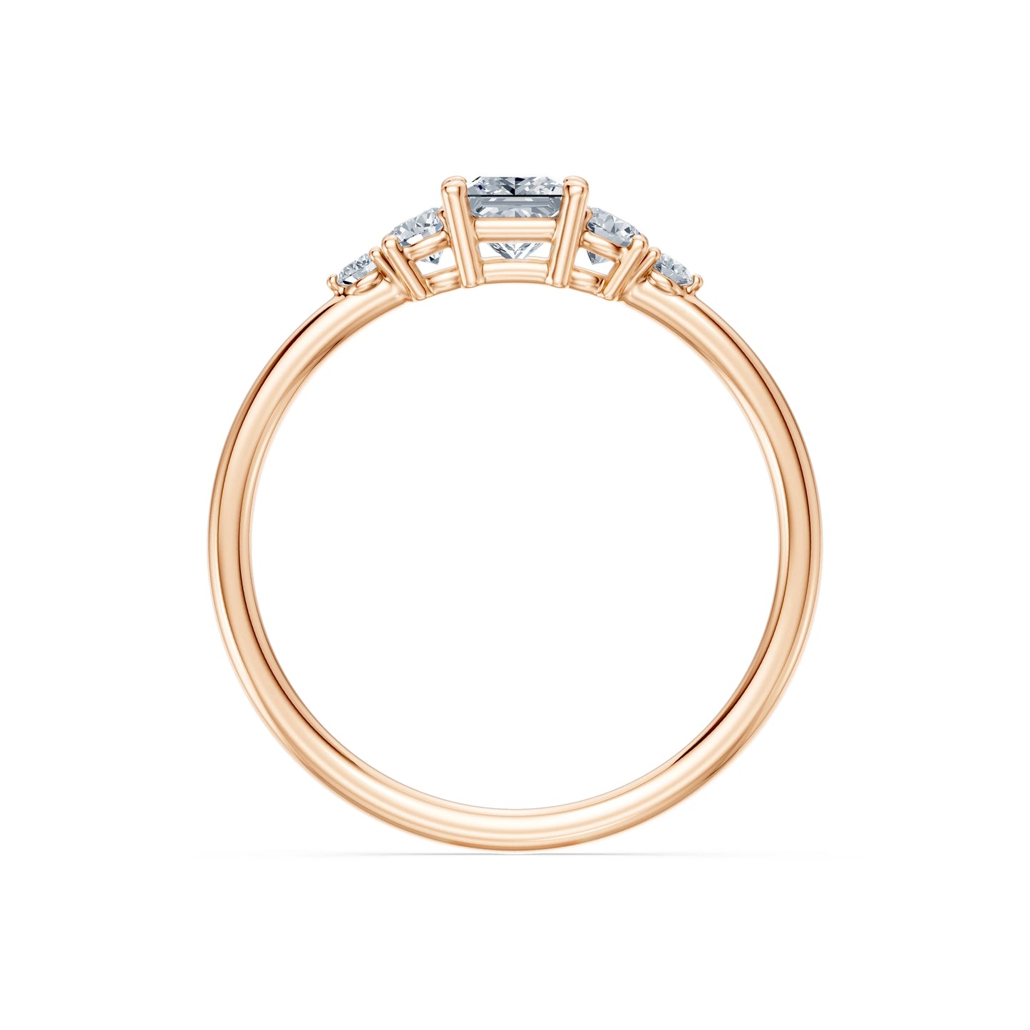 Solitaire Eternity Ring, 0.3 ct — 101-10143(0.30)PR