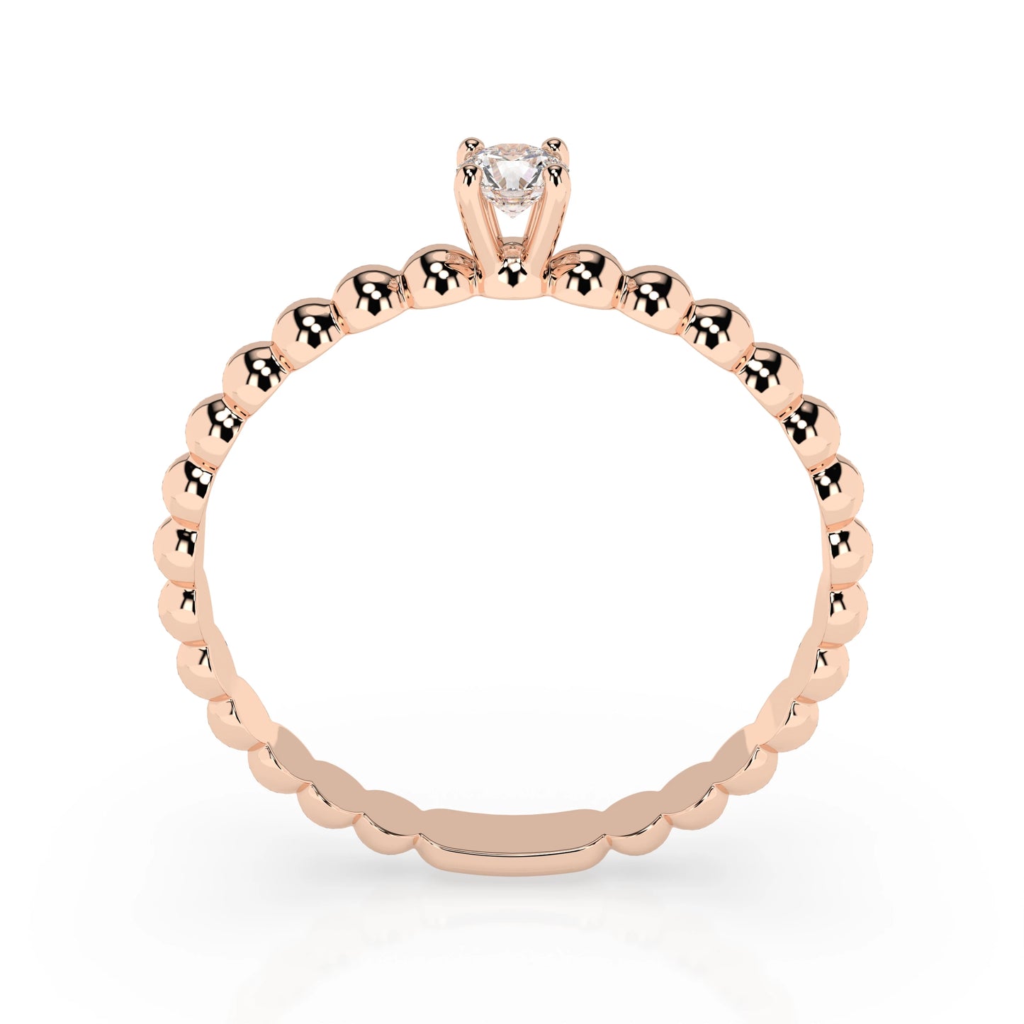Solitaire Ring (Round), 0.06 ct — 101-10039(2.5)