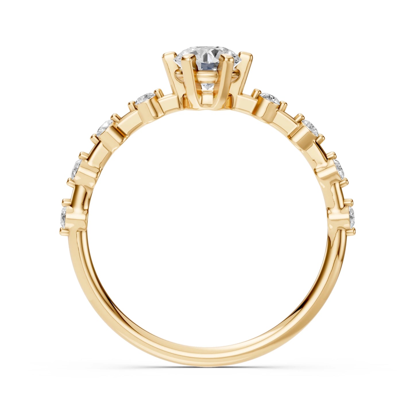 Solitaire Eternity Ring (Round), 0.5 ct — 101-10144(5.1)
