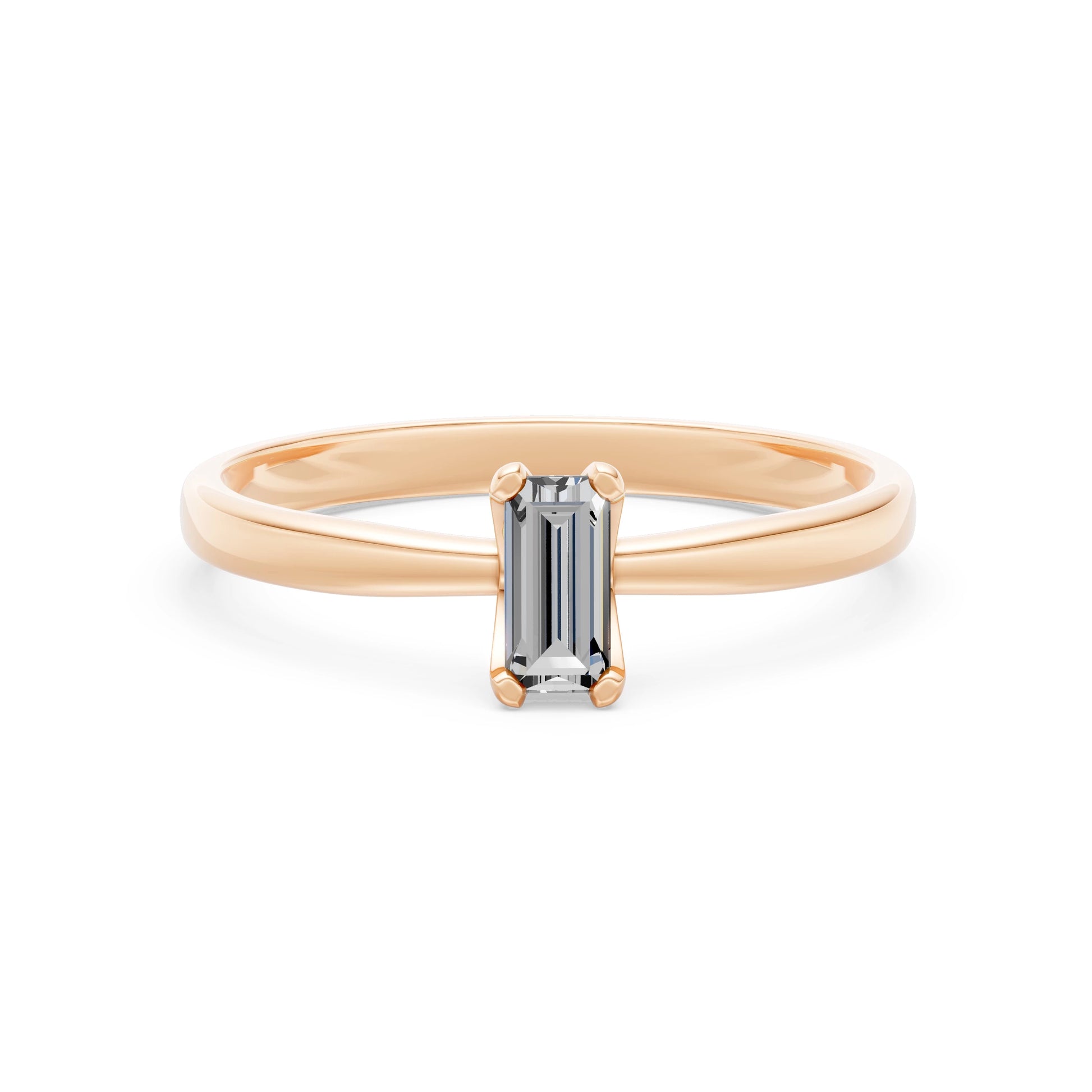 Solitaire Ring, 0.3 ct — 101-10194(0.30)BAQ