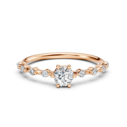 Solitaire Eternity Ring (Round), 0.4 ct — 101-10144(4.7)