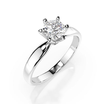 Solitaire Ring (Round), 0.7 ct — 101-10040(5.7)