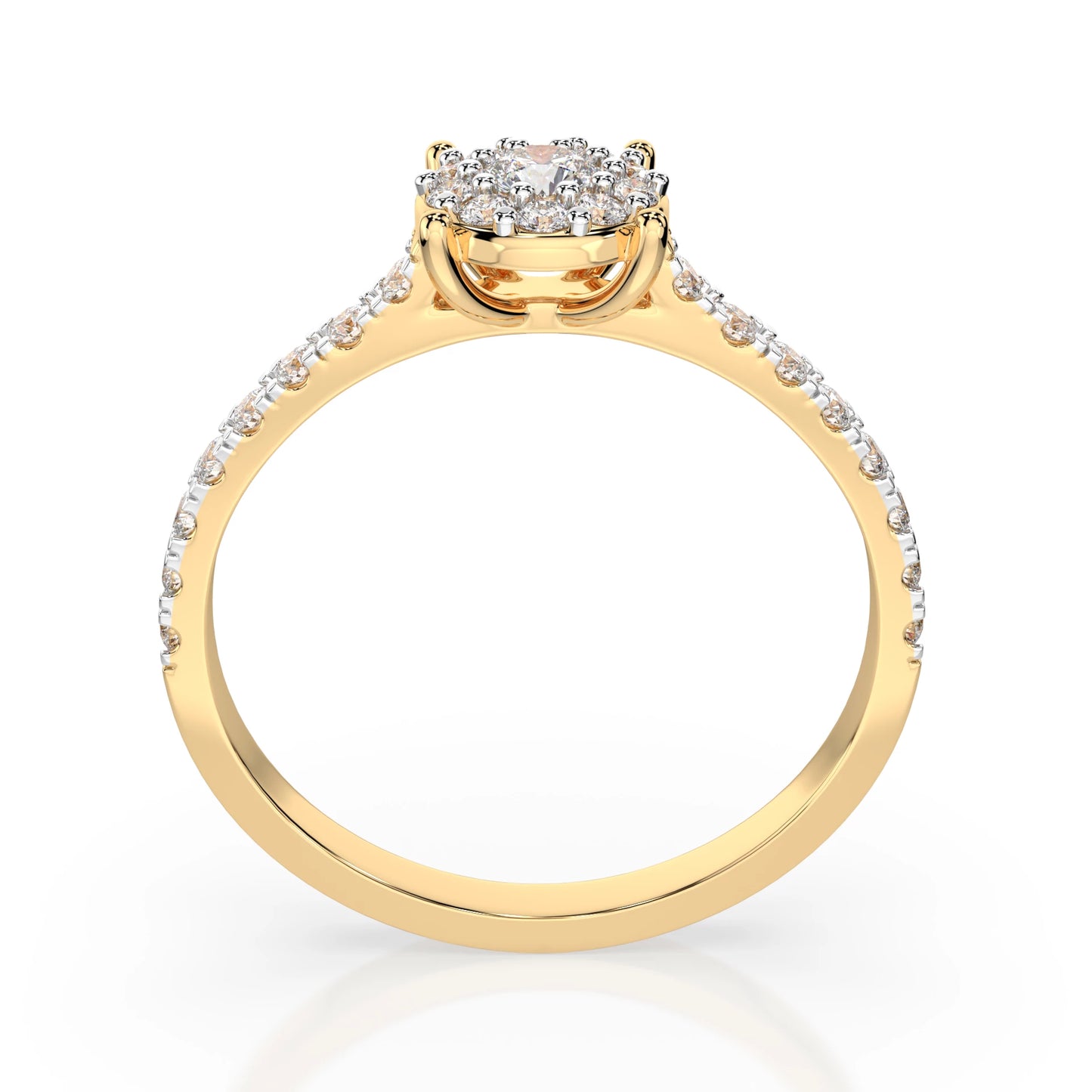 Solitaire Eternity Ring (Round), 0.06 ct — 101-10017(2.5)