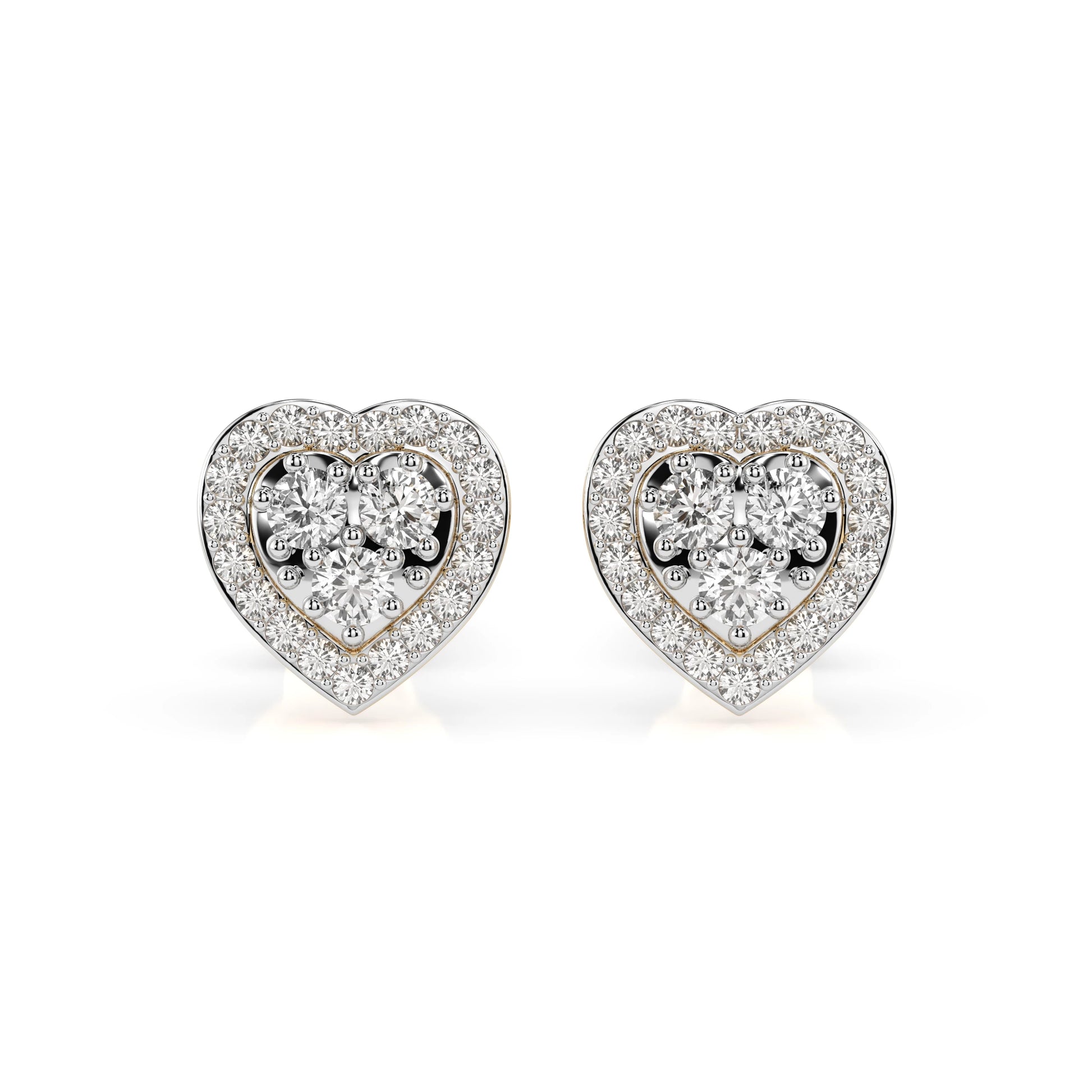 Illusion Earring (Round), 0.17 ct — 102-10096