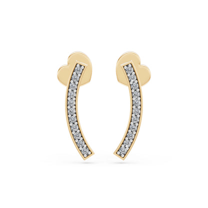 Minimalism Earring, 0.13 ct — 102-10065