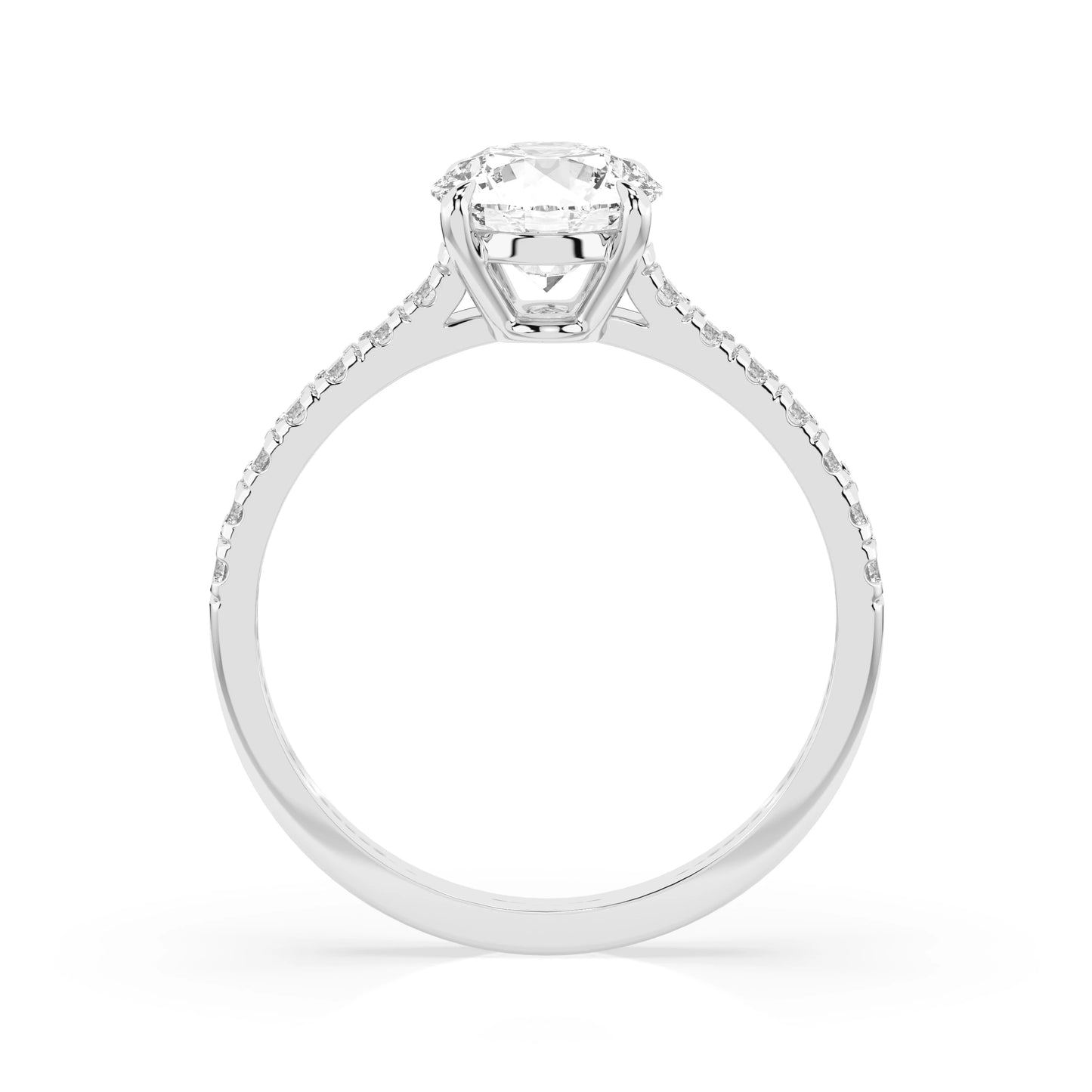 Solitaire Eternity Ring (Round), 1.0 ct — 101-10094(6.5)