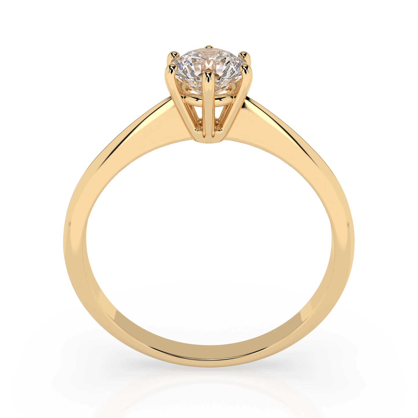 Solitaire Ring (Round), 0.3 ct — 101-10027(4.2)