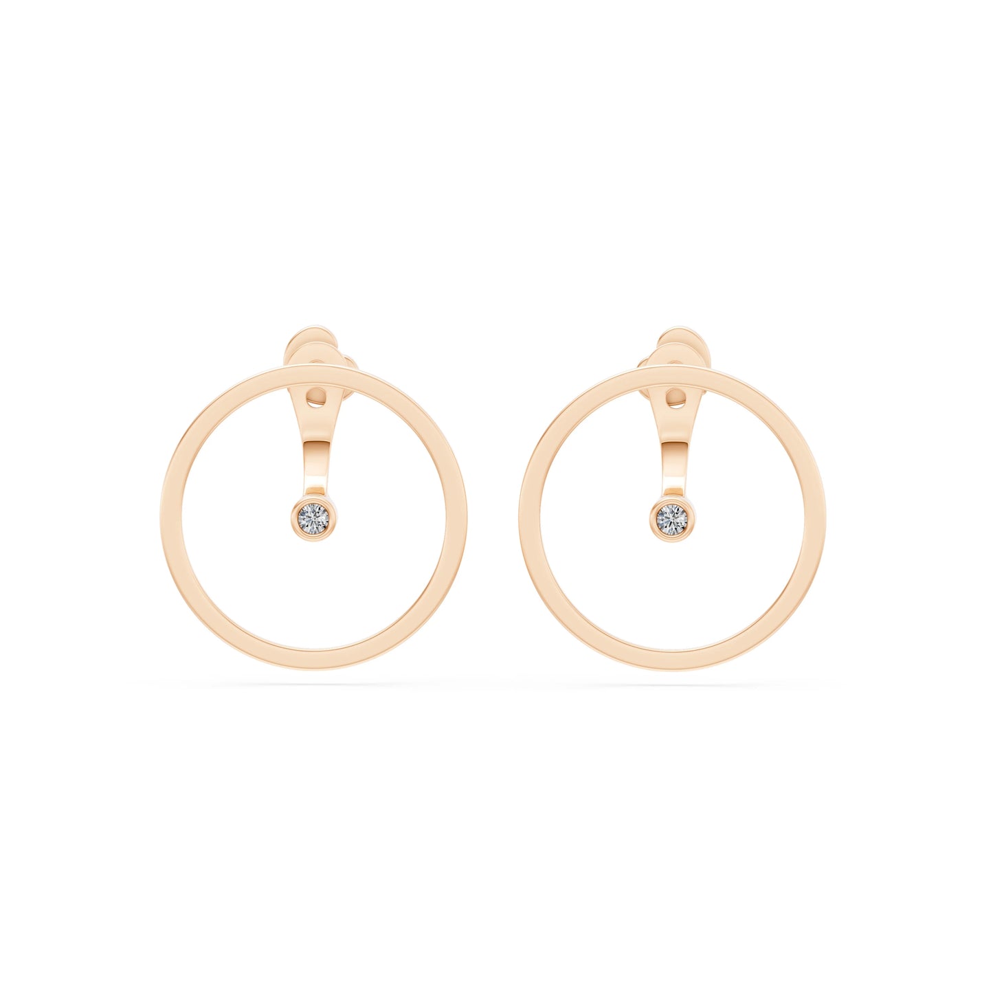 Minimalism Earring, 0.06 ct — 102-10077