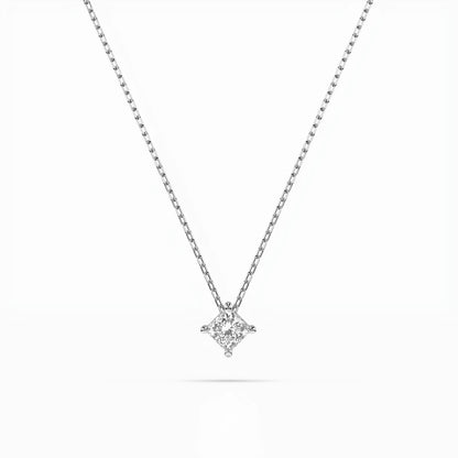 Solitaire Necklace (Princess), 0.17 ct — 104-10055(3.0)PR