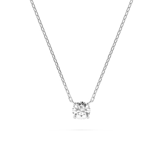 Solitaire Necklace (Round), 0.1 ct — 104-10040(3.0)