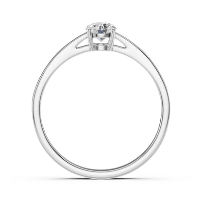 Solitaire Ring (Round), 0.4 ct — 101-10012/1(4.7)
