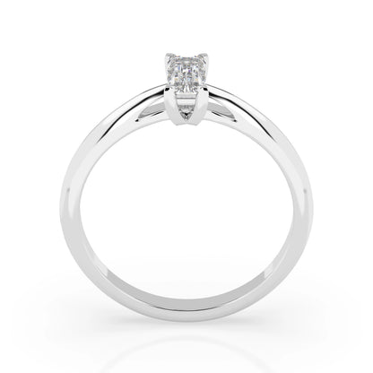 Solitaire Ring (Baguette), 0.3 ct — 101-10190(0.30)BAQ
