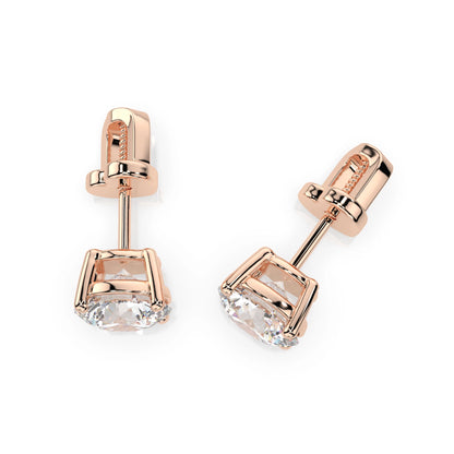 Solitaire Butterfly Earring (Round), 2.0 ct — 102-10012/1(6.5)