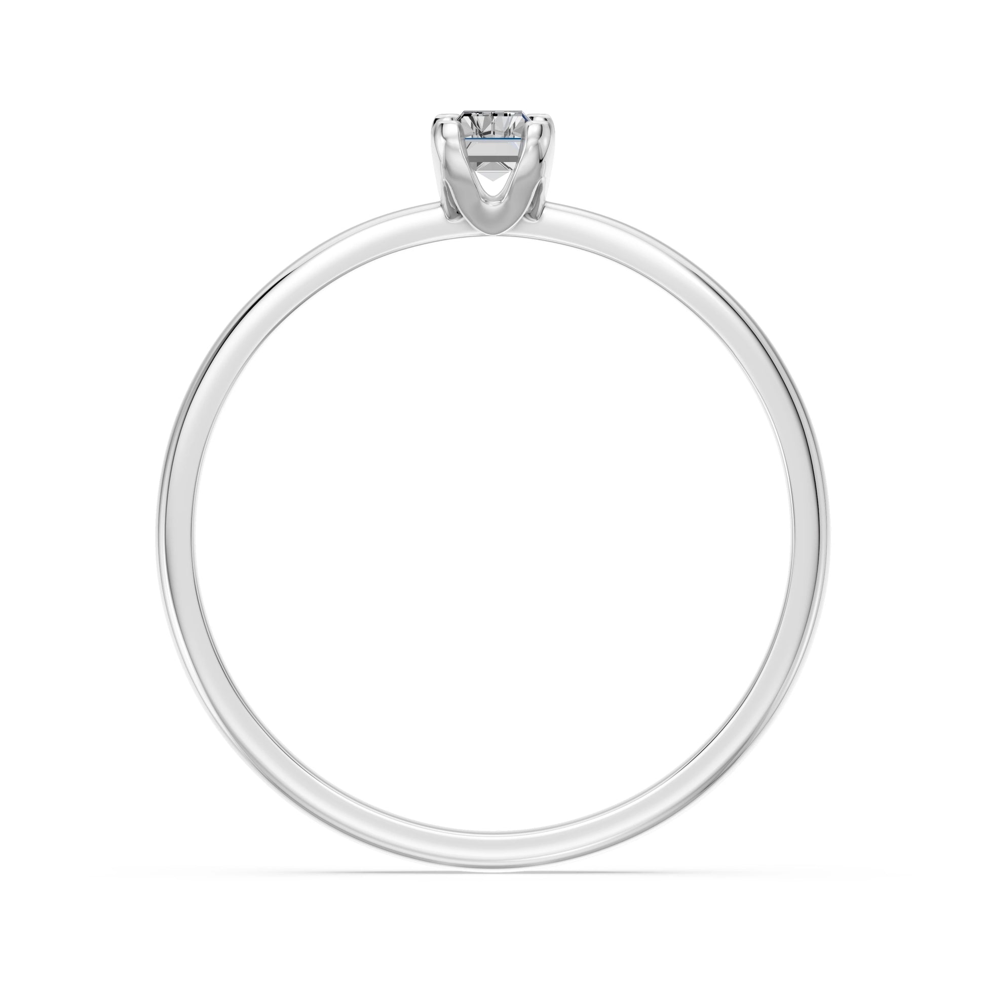 Solitaire Ring, 0.3 ct — 101-10194(0.30)BAQ