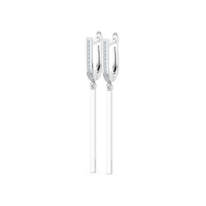 Minimalism Earring, 0.13 ct — 102-10129/3
