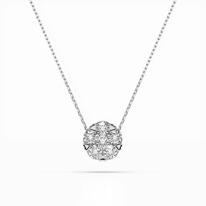 Illusion Necklace (Round), 0.1 ct — 104-10033(3.0)