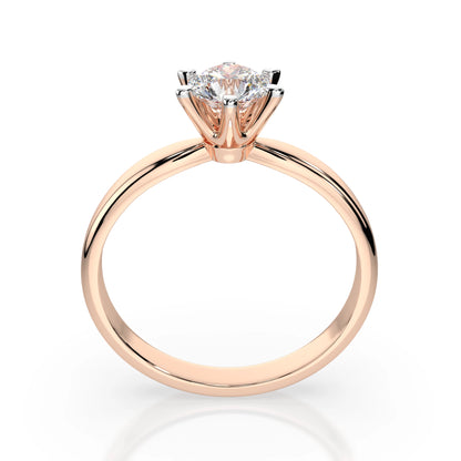 Solitaire Ring (Round), 0.5 ct — 101-10040(5.1)