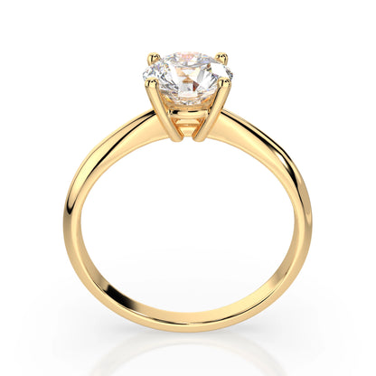 Solitaire Ring (Round), 1.0 ct — 101-10021(6.5)