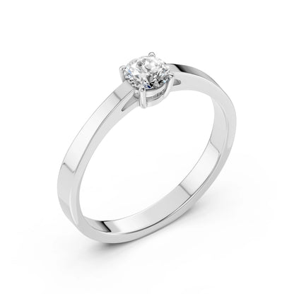 Solitaire Ring (Round), 0.4 ct — 101-10012/1(4.7)