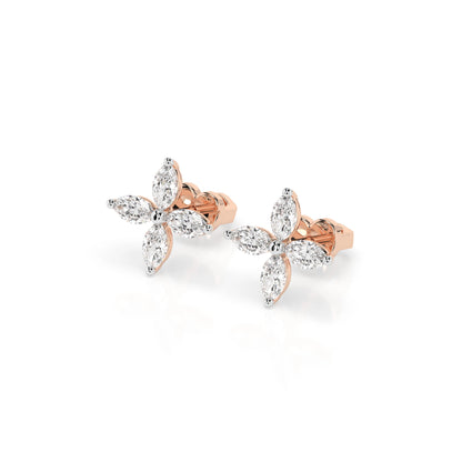 Illusion Earring (Marquise), 0.8 ct — 102-10193V1