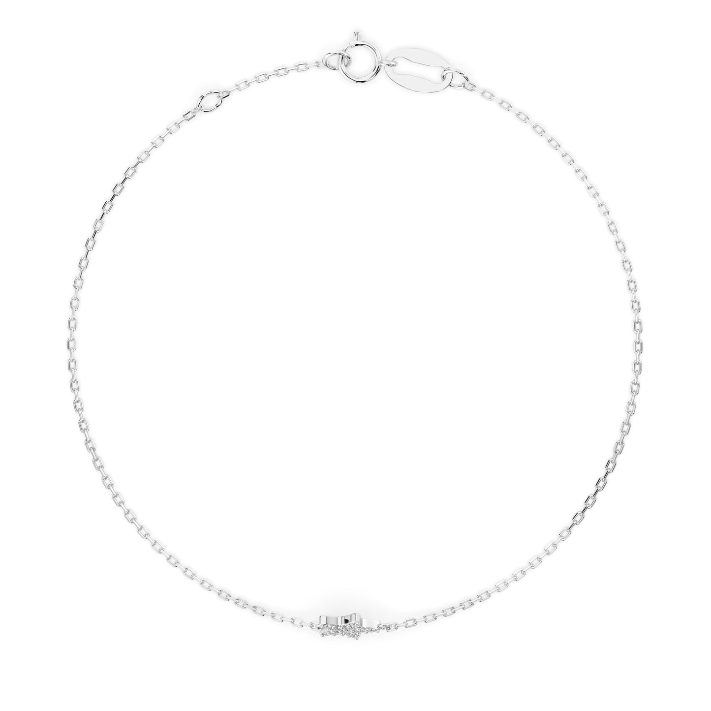 Minimalism Bracelet (Round), 0.03 ct — 105-10013