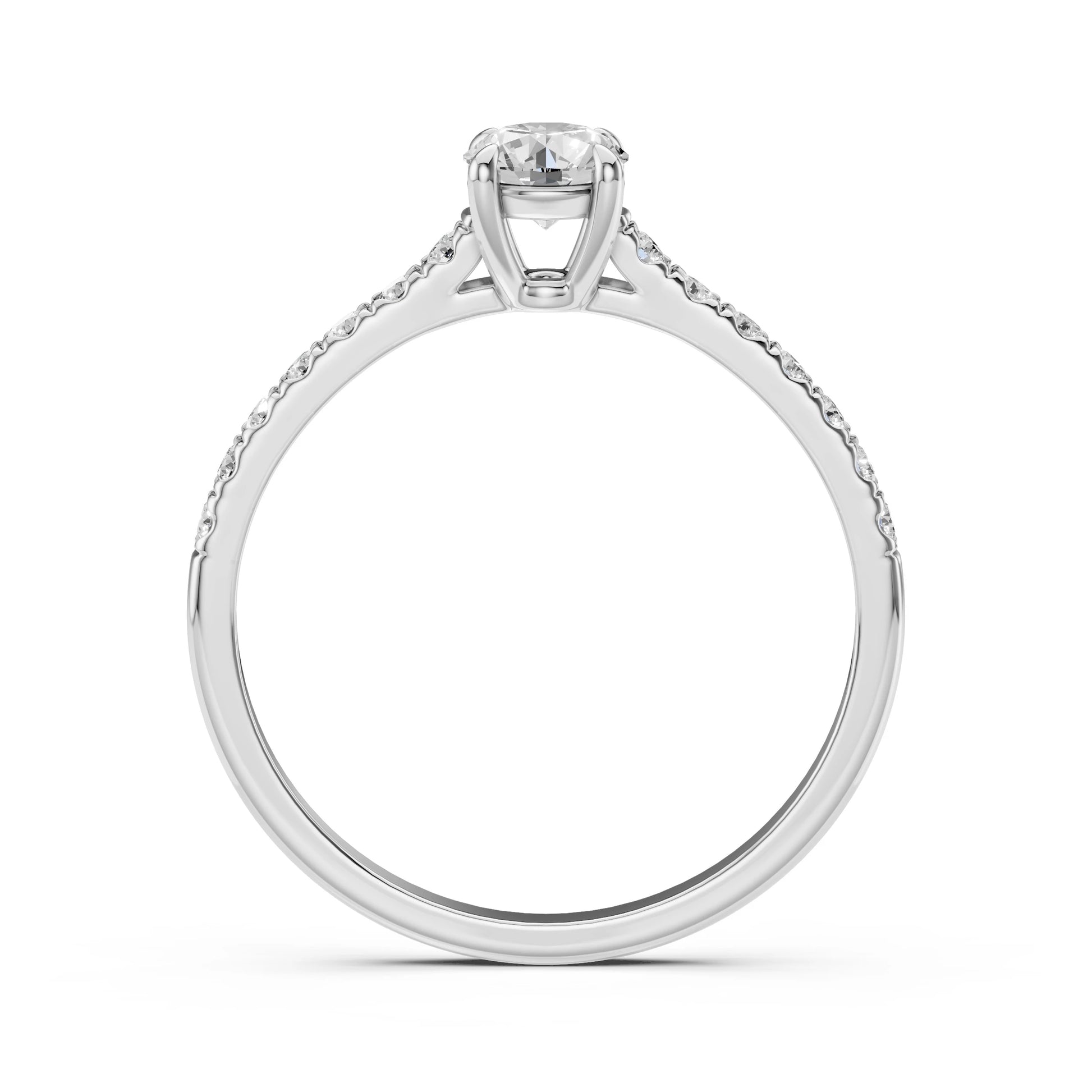 Solitaire Eternity Ring (Round), 0.4 ct — 101-10094(4.7)