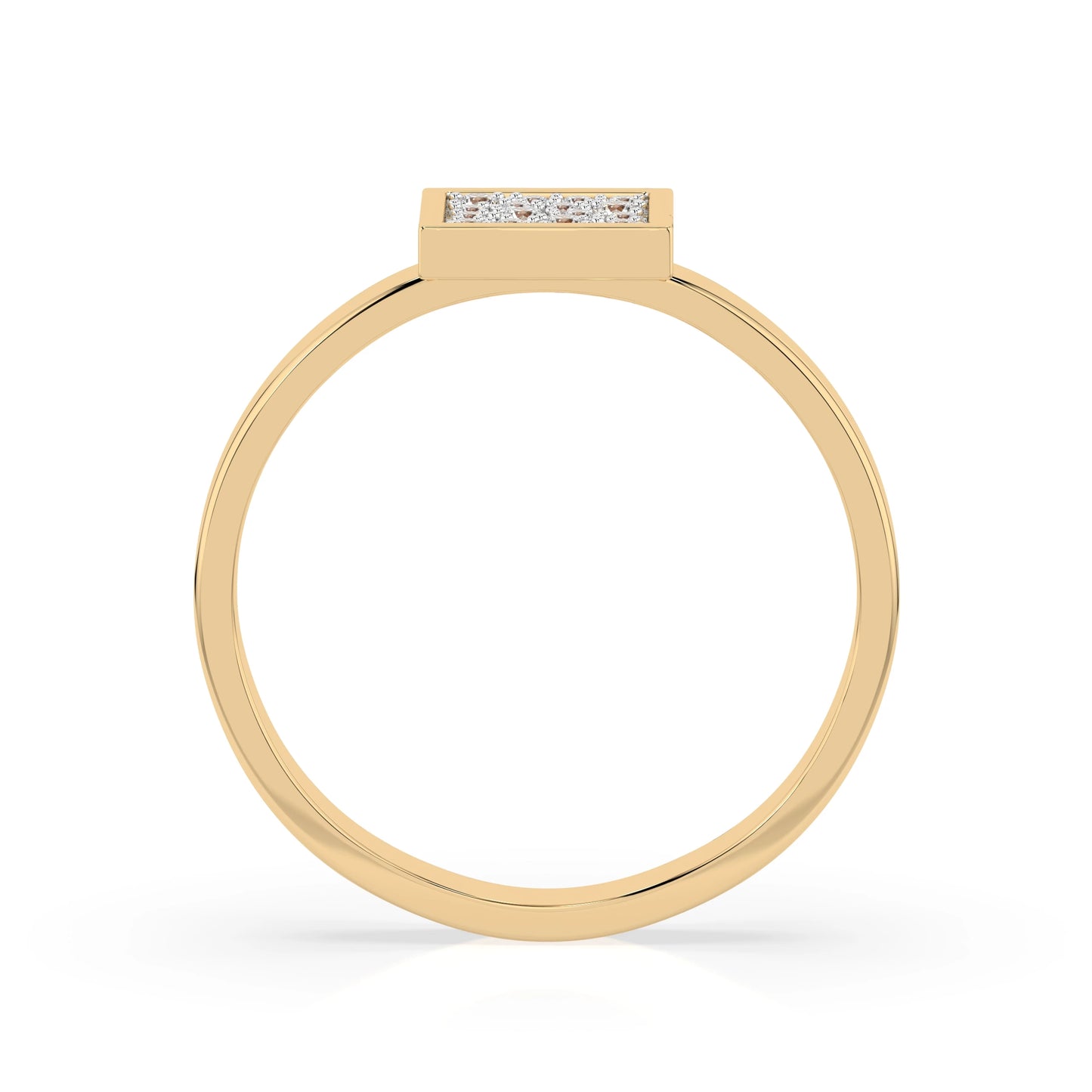 Illusion Ring (Round), 0.07 ct — 101-10059
