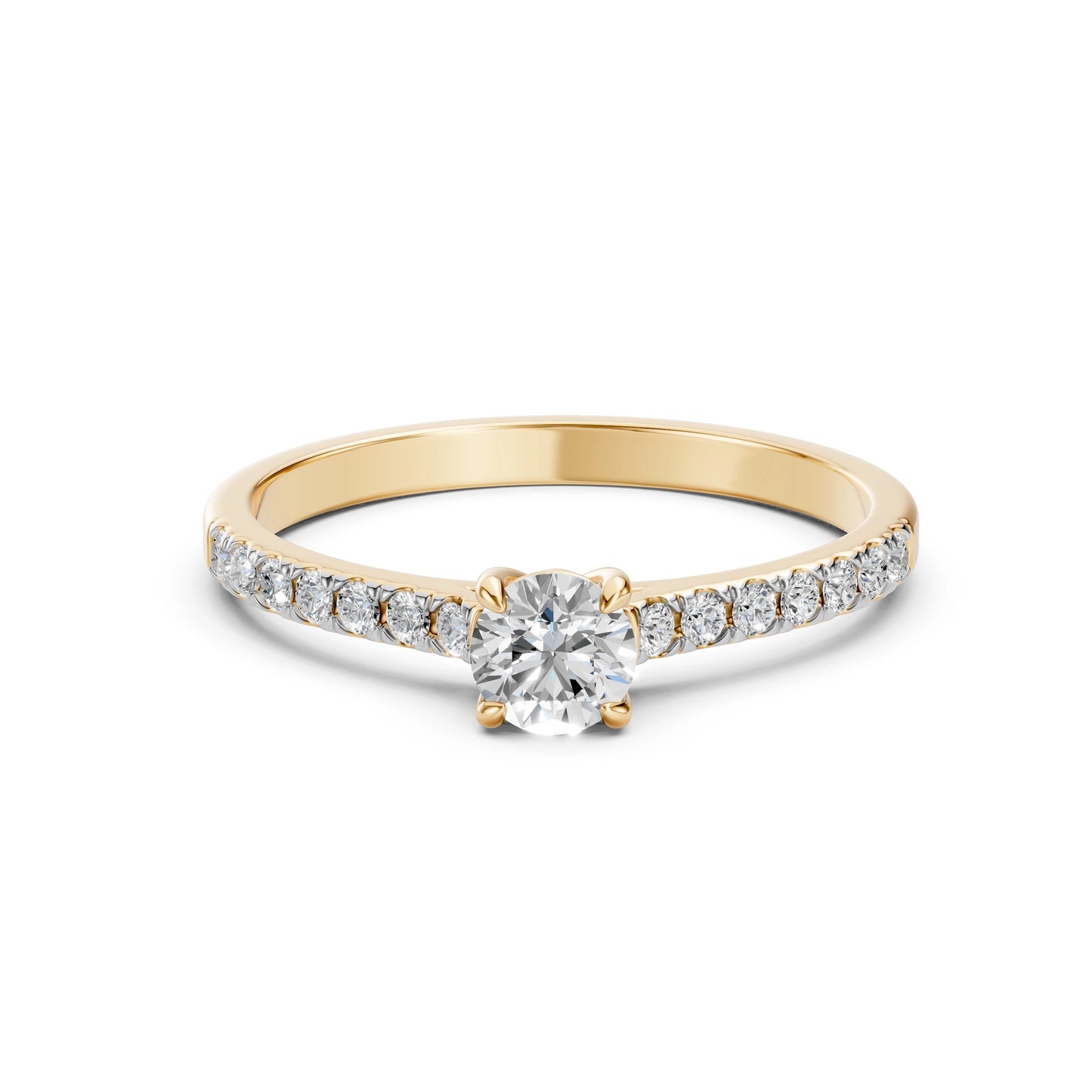 Solitaire Eternity Ring (Round), 0.4 ct — 101-10094(4.7)