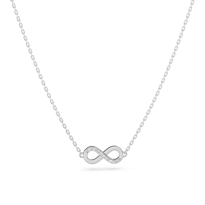 Minimalism Necklace (Round), 0.05 ct — 104-10072