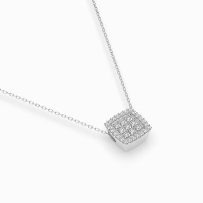 Illusion Necklace (Round), 0.12 ct — 104-10035