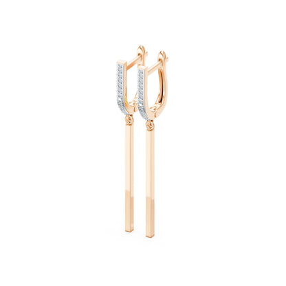 Minimalism Earring, 0.13 ct — 102-10129/3