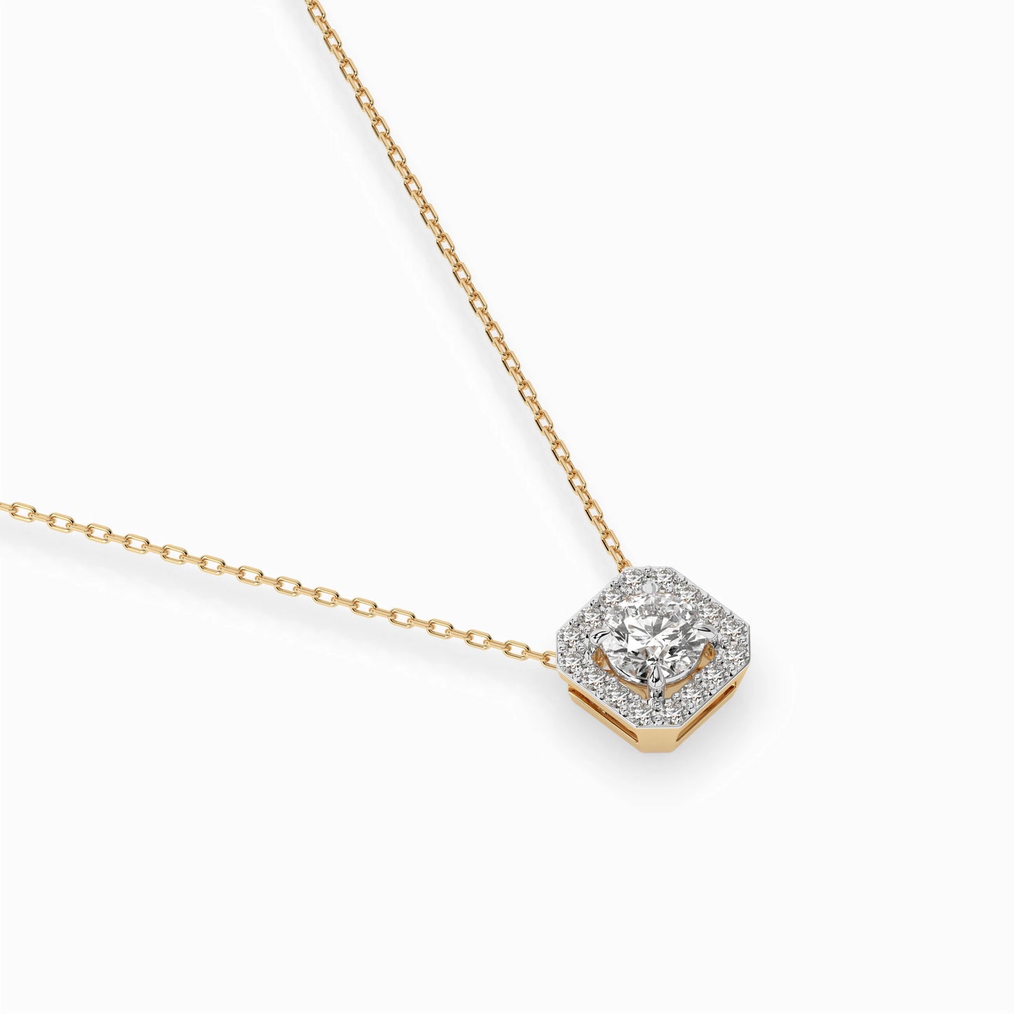 Solitaire Eternity Necklace (Round), 0.2 ct — 104-10042(3.7)