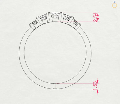 Eternity Ring (Round), 0.15 ct — 101-10128