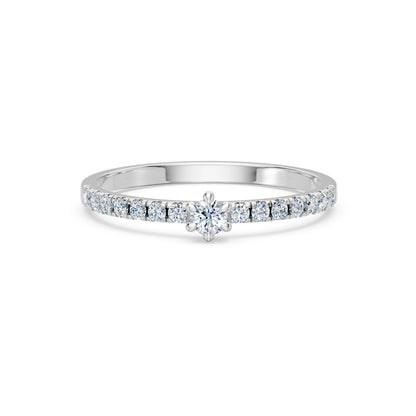 Solitaire Eternity Ring, 0.09 ct — 101-10126/3(2.8)