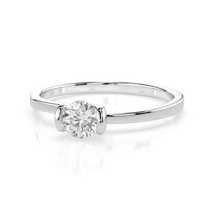 Solitaire Ring (Round), 0.3 ct — 101-10016(4.2)