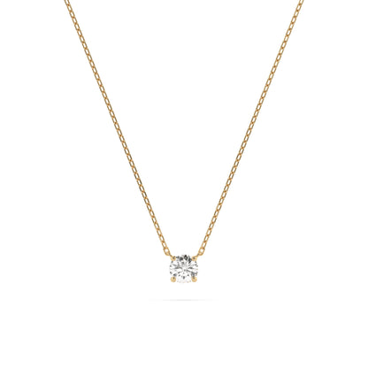 Solitaire Necklace (Round), 0.1 ct — 104-10040(3.0)