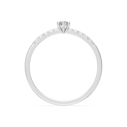 Solitaire Eternity Ring, 0.07 ct — 101-10126/4(2.6)