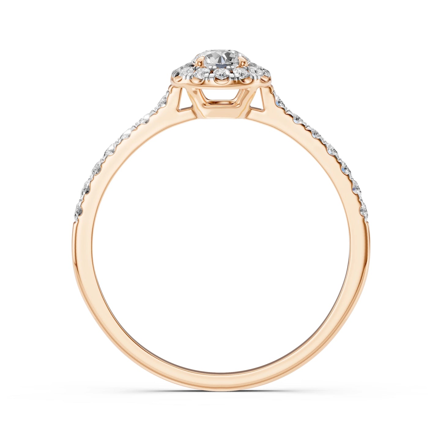 Solitaire Eternity Ring (Round), 0.2 ct — 101-10095(3.7)