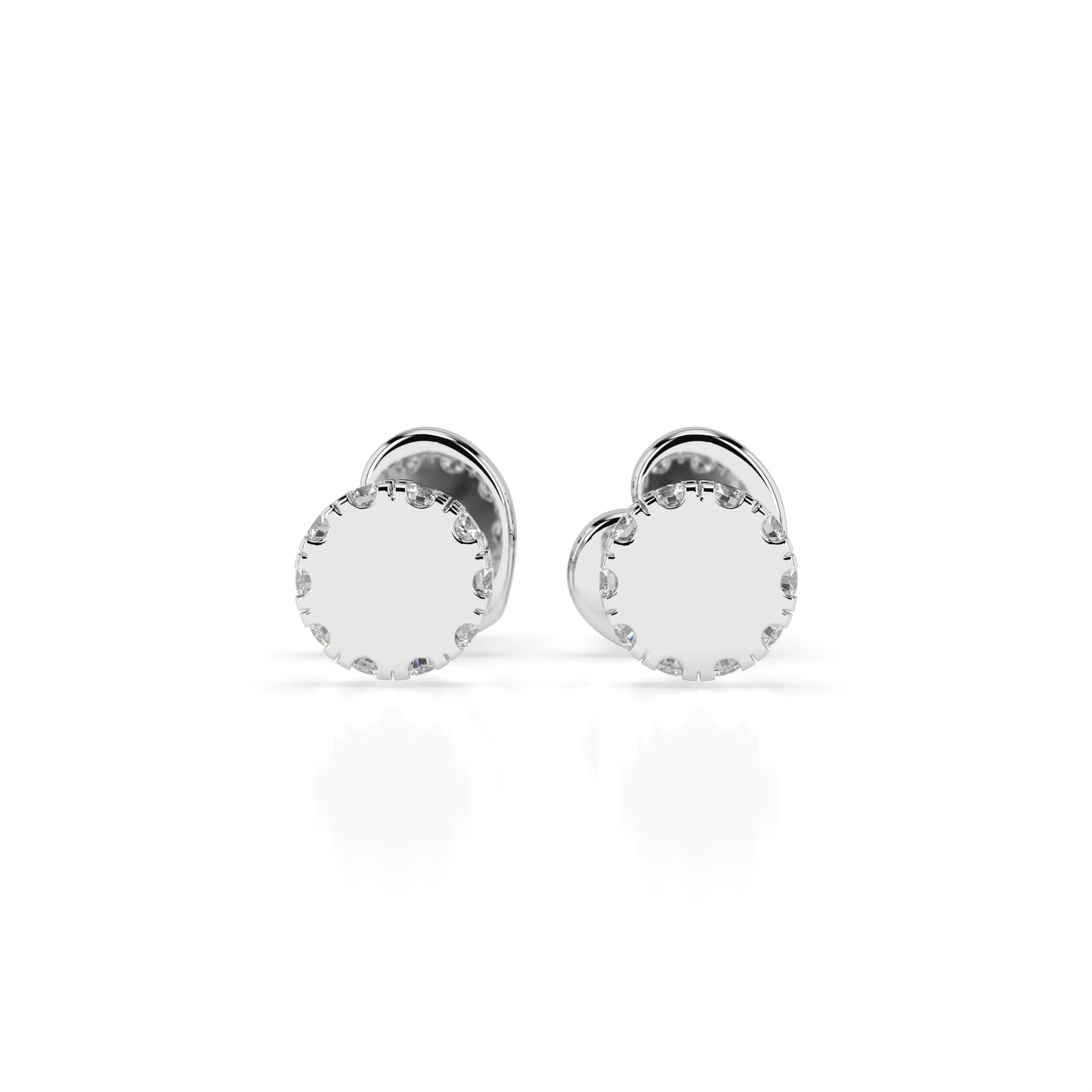 Minimalism Earring (Round), 0.1 ct — 102-10029
