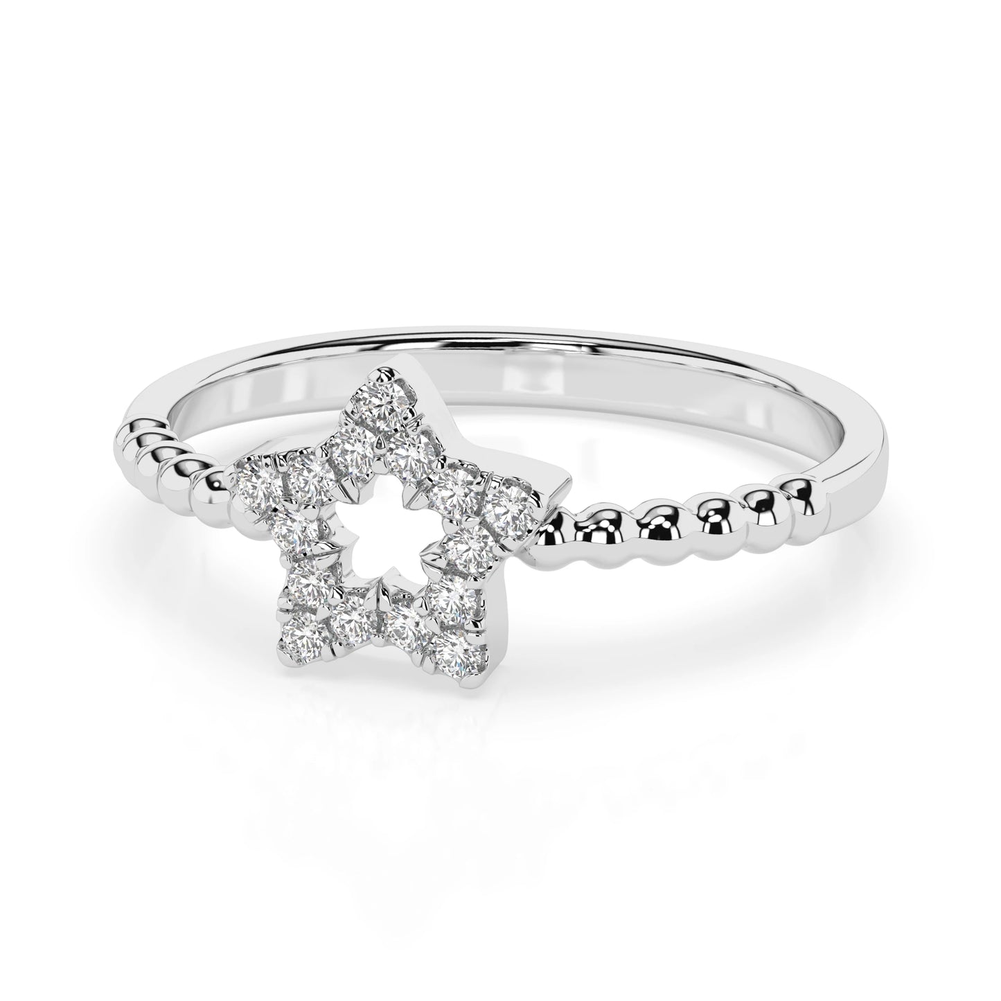 Minimalism Ring (Round), 0.09 ct — 101-10054