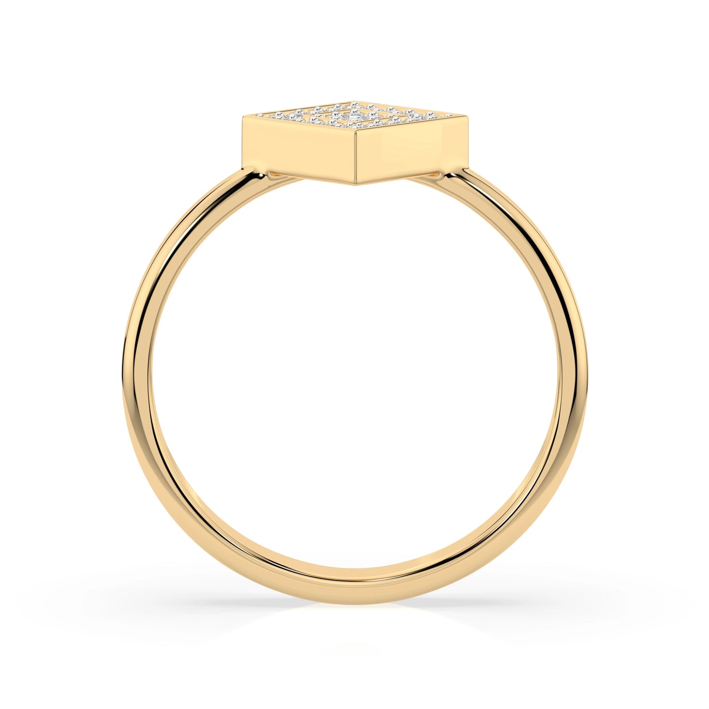 Illusion Ring (Round), 0.1 ct — 101-10074
