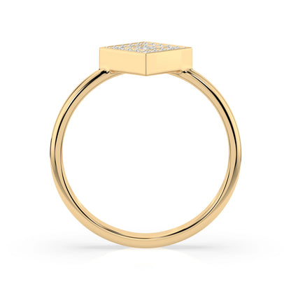 Illusion Ring (Round), 0.1 ct — 101-10074